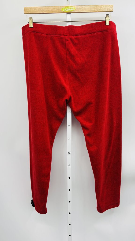 DKNY Sweatpants Plus Red 3X