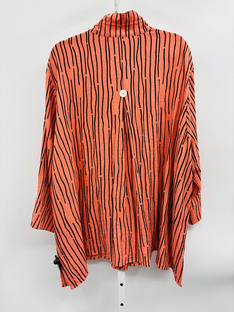 Ali Miles Shirt Plus Orange 3X