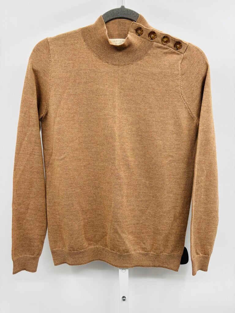 La Maille Sezane Sweater Tan XS