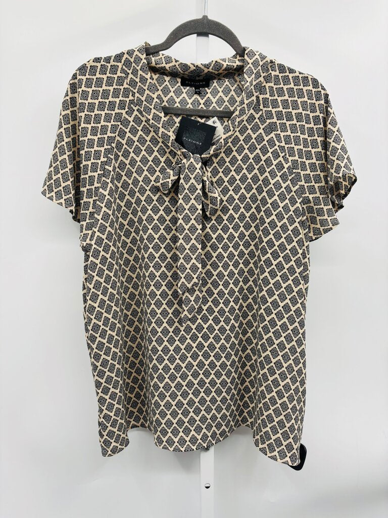 Pleione Blouse Beige L