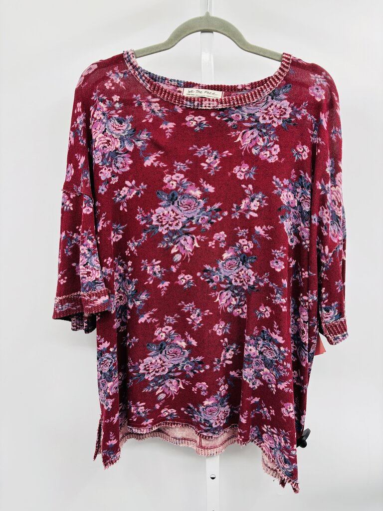 We the Free Sweater Burgundy XS