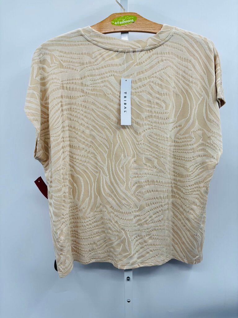 Tribal Top Plus Beige 1X