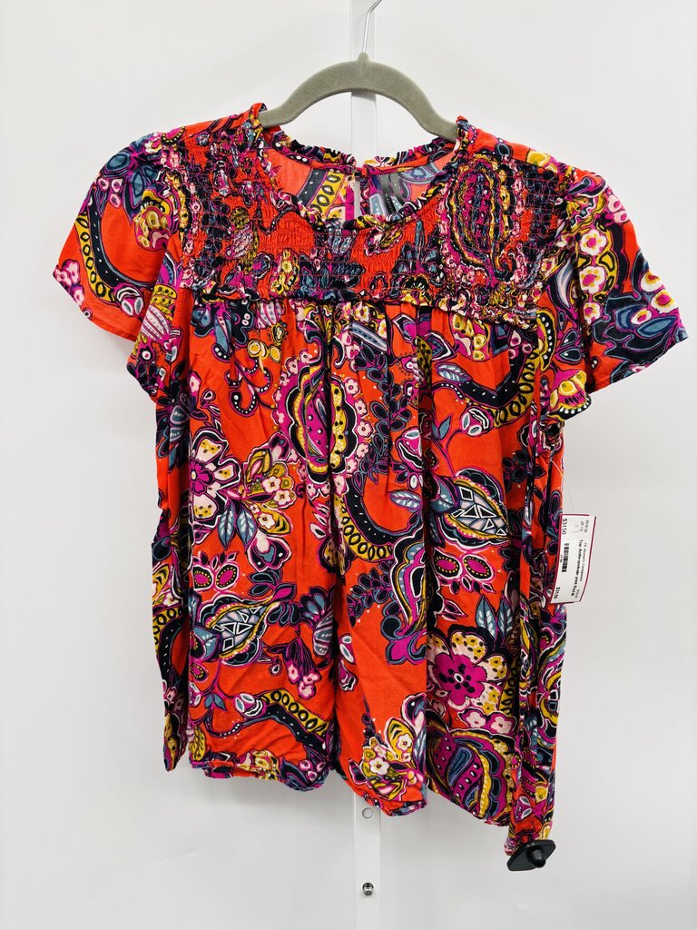 Anthropologie Top Red M