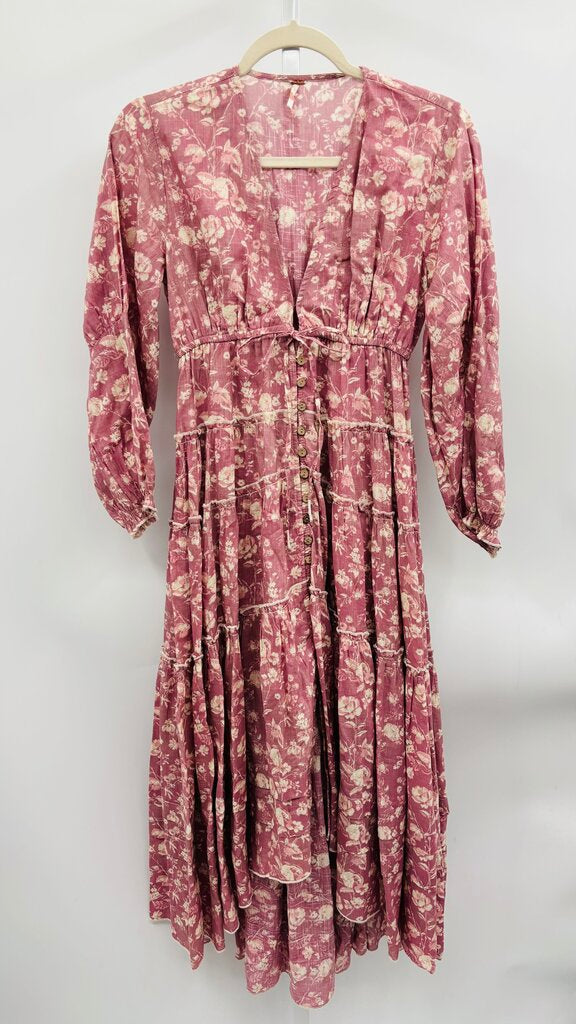 Free People Maxi Dress Pink XS