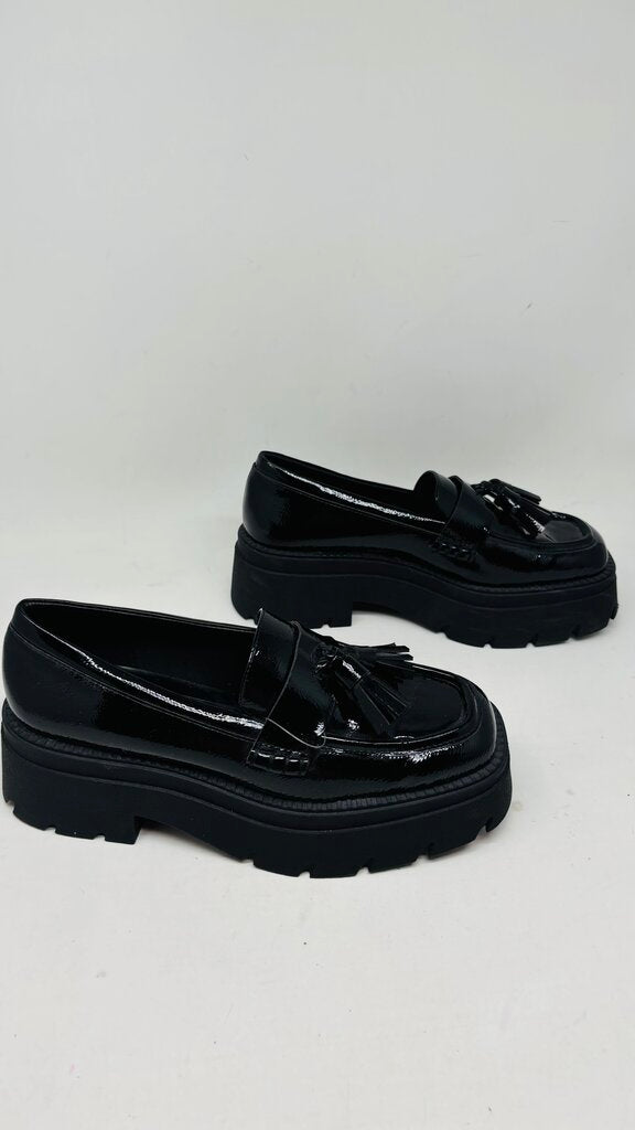 Zara Loafers Black 7.5