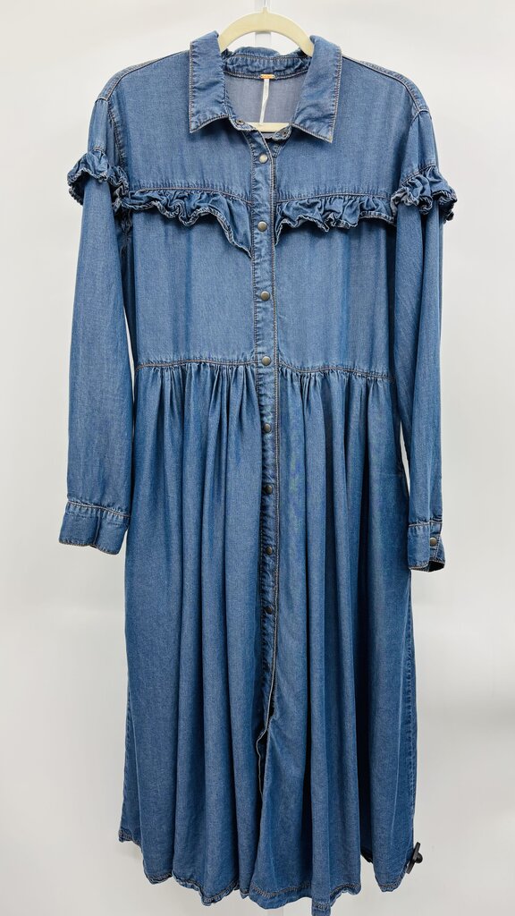 Free People Dress Denim L