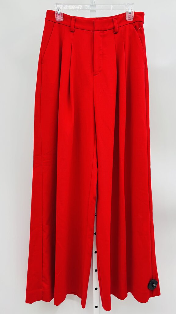 Maeve Pants Wide Leg Red 8