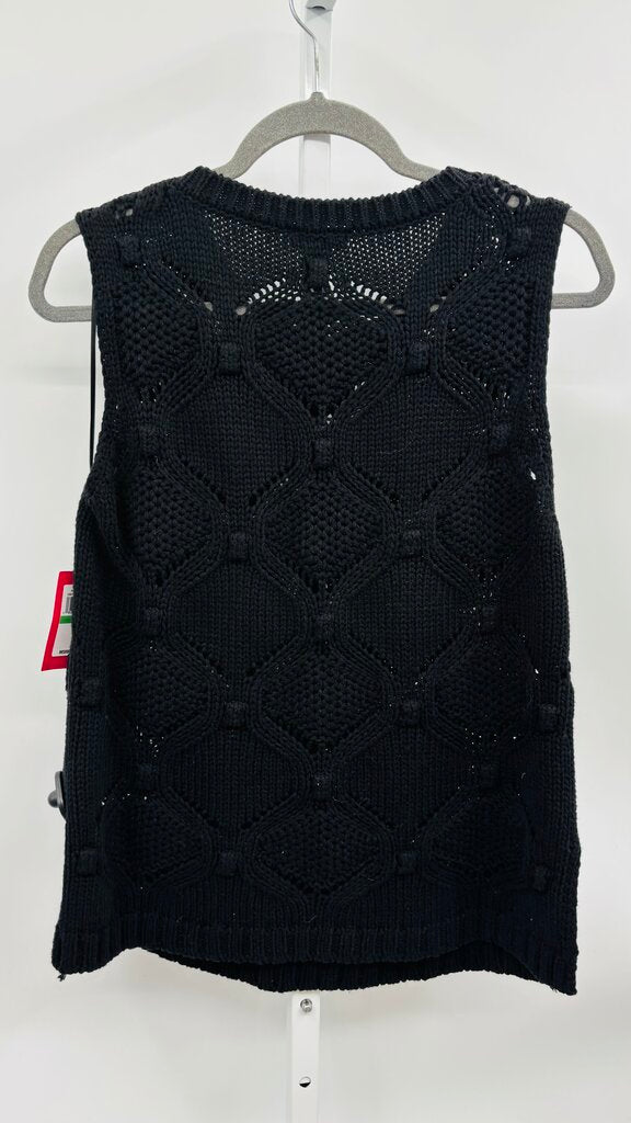 Vince Camuto Sweater Vest Black L