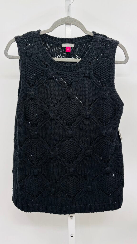 Vince Camuto Sweater Vest Black L