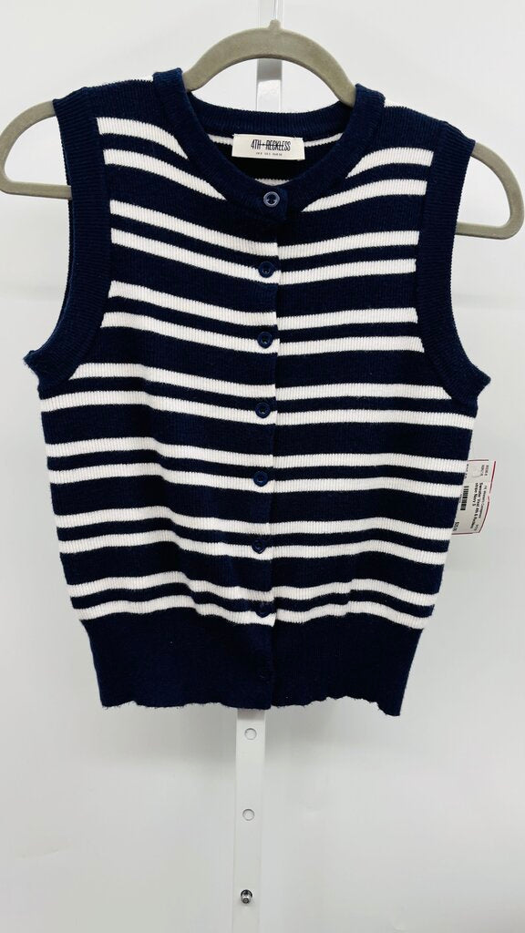 4th & Reckless Sweater Vest Navy S