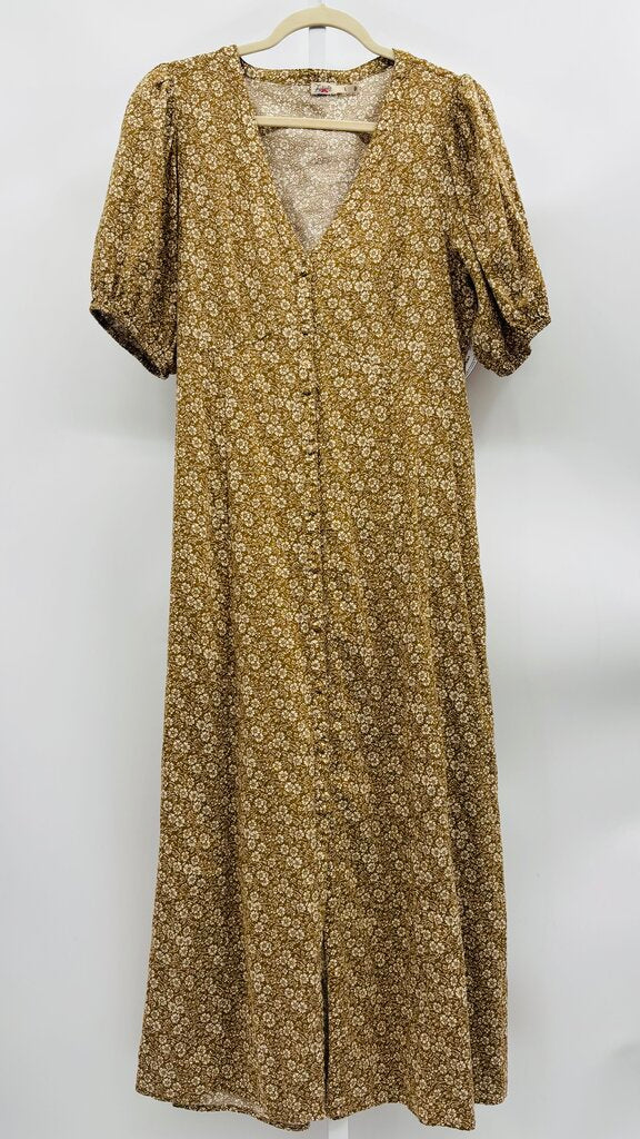 Faherty Maxi Dress Tan L
