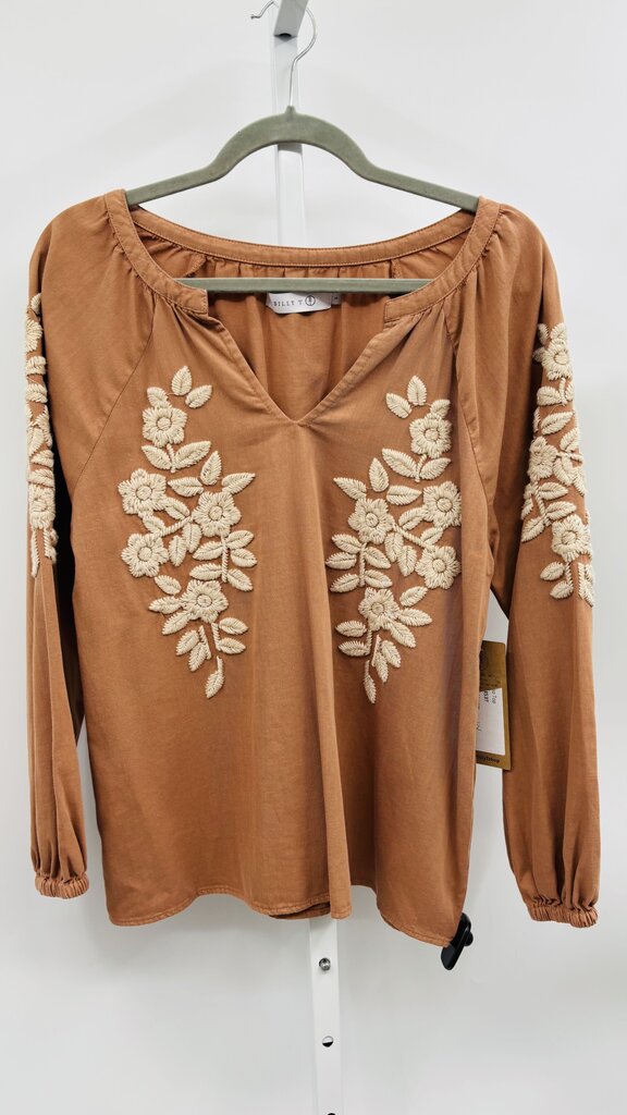 Billy T Blouse Tan S