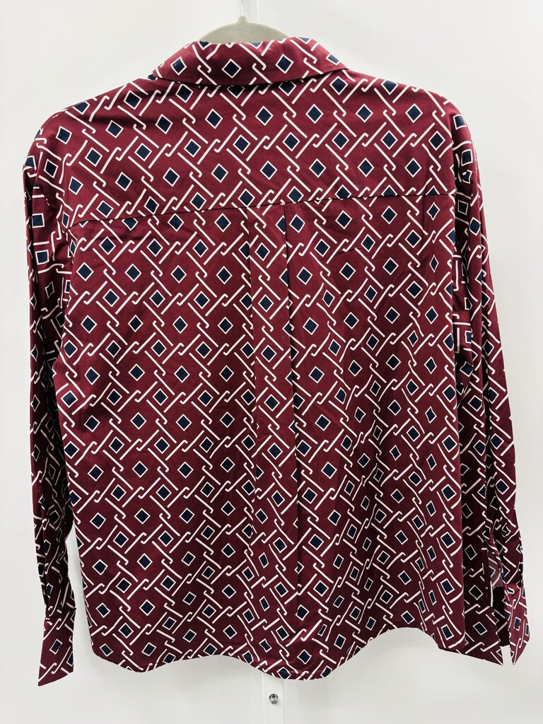 Flora Bea Shirt Burgundy S