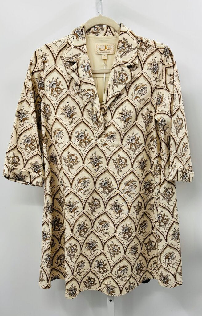 Flora Bea Dress Beige S