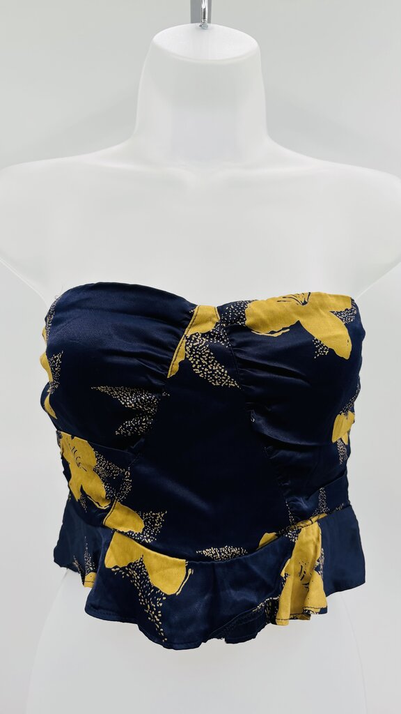 Free People Top Navy 6