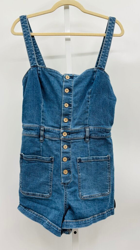 Free People Romper Denim 8