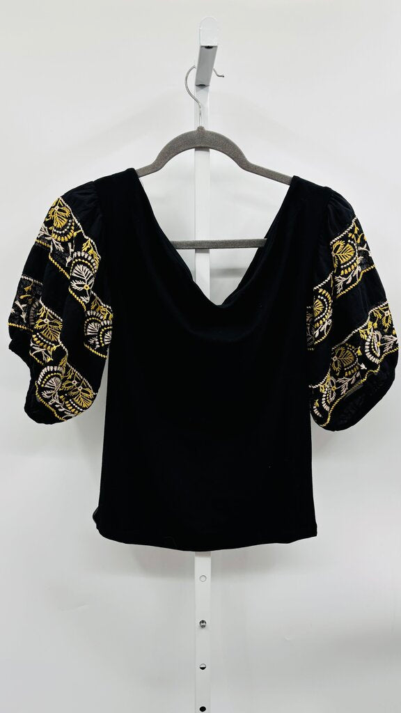 Free People Top Black S