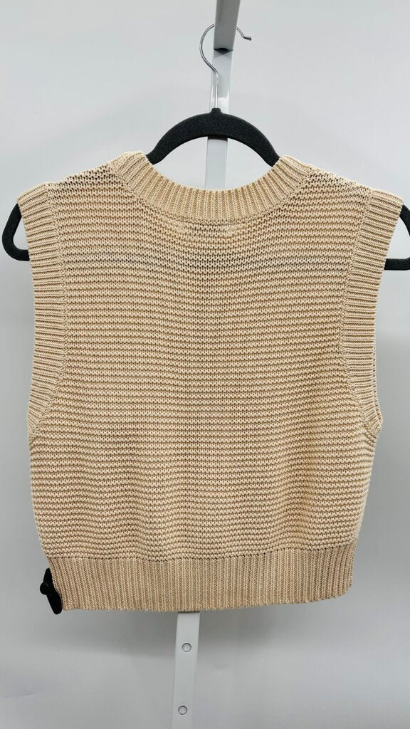 525 America Sweater Vest Beige XS