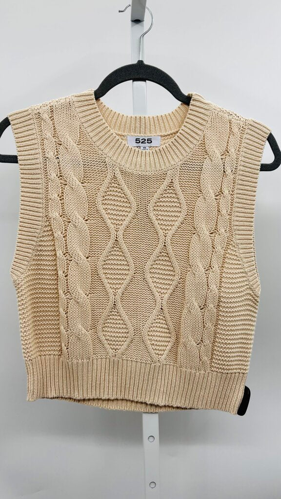 525 America Sweater Vest Beige XS
