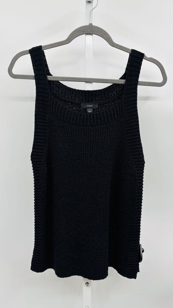 J. Crew Sweater Vest Black L