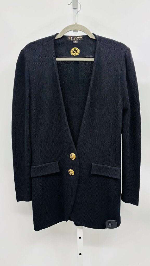 St. John Cardigan Black 8