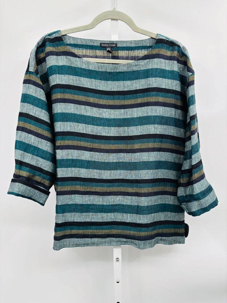 Eileen Fisher Top Green S