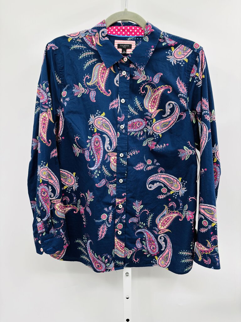 Talbots Shirt Navy L