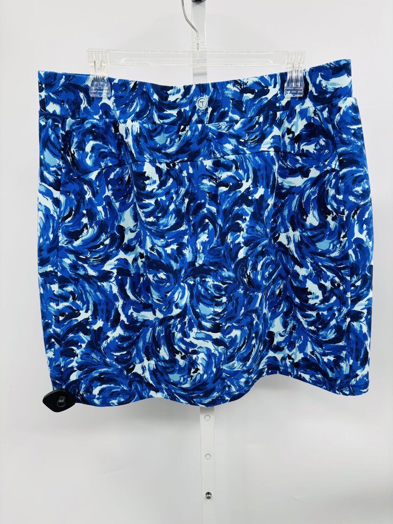 T by Talbots Active Skirt Plus Blue 1X