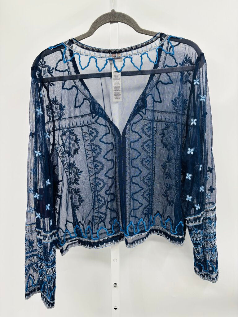 Chico's Blouse Navy XL