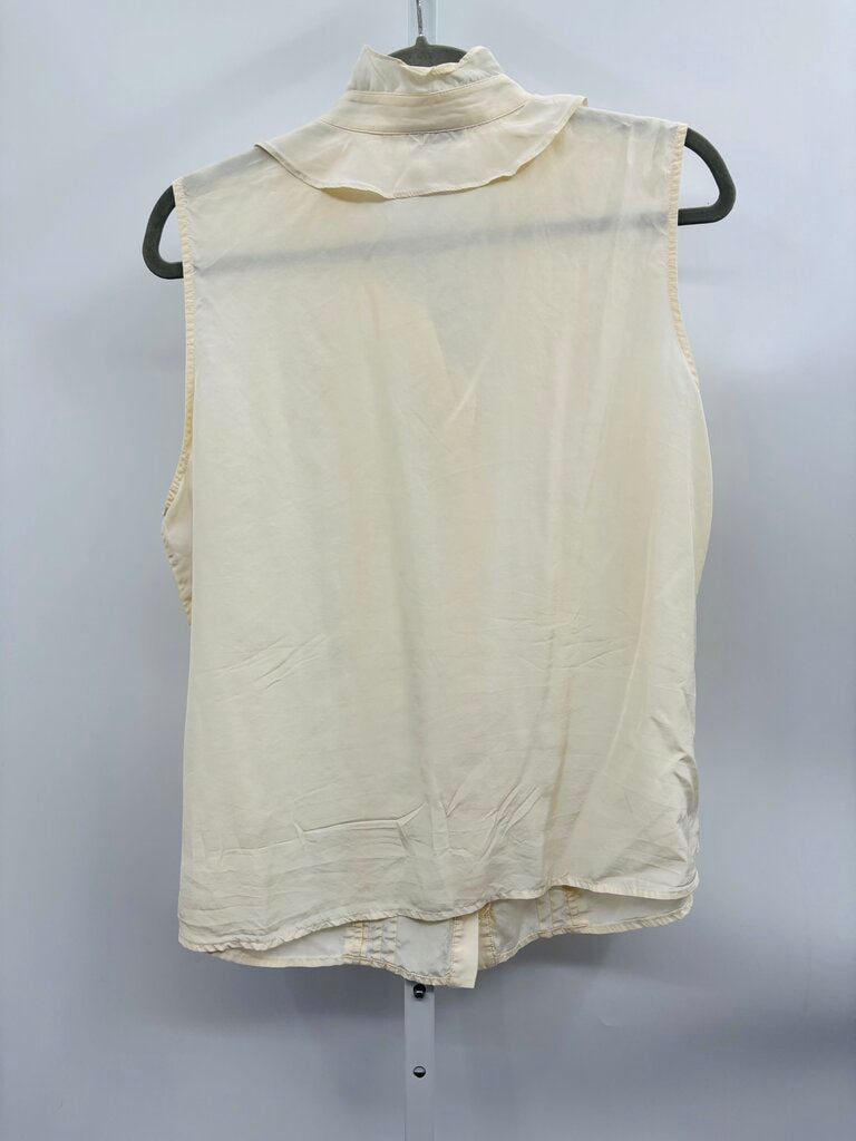 Talbots Blouse Beige 16
