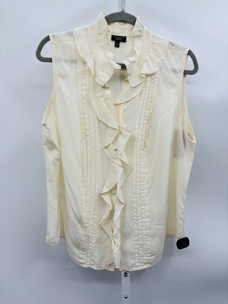 Talbots Blouse Beige 16
