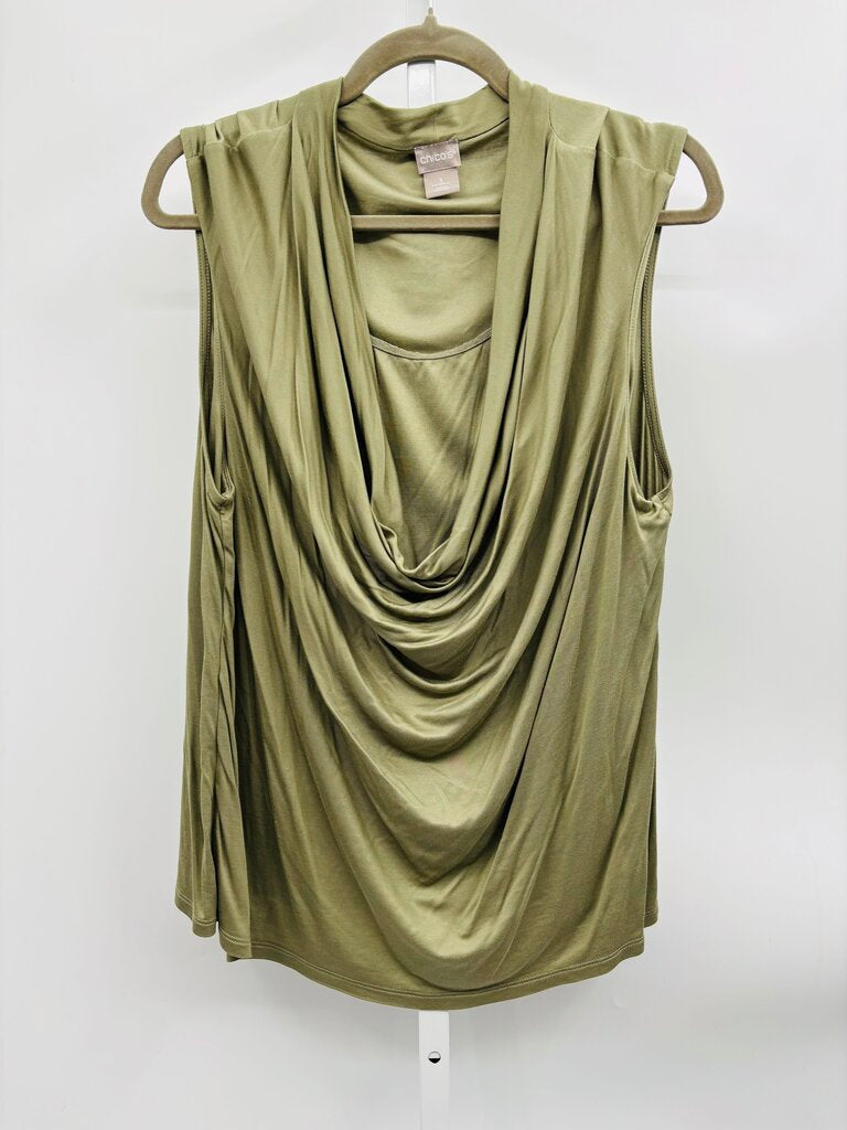 Chico's Top Green XL