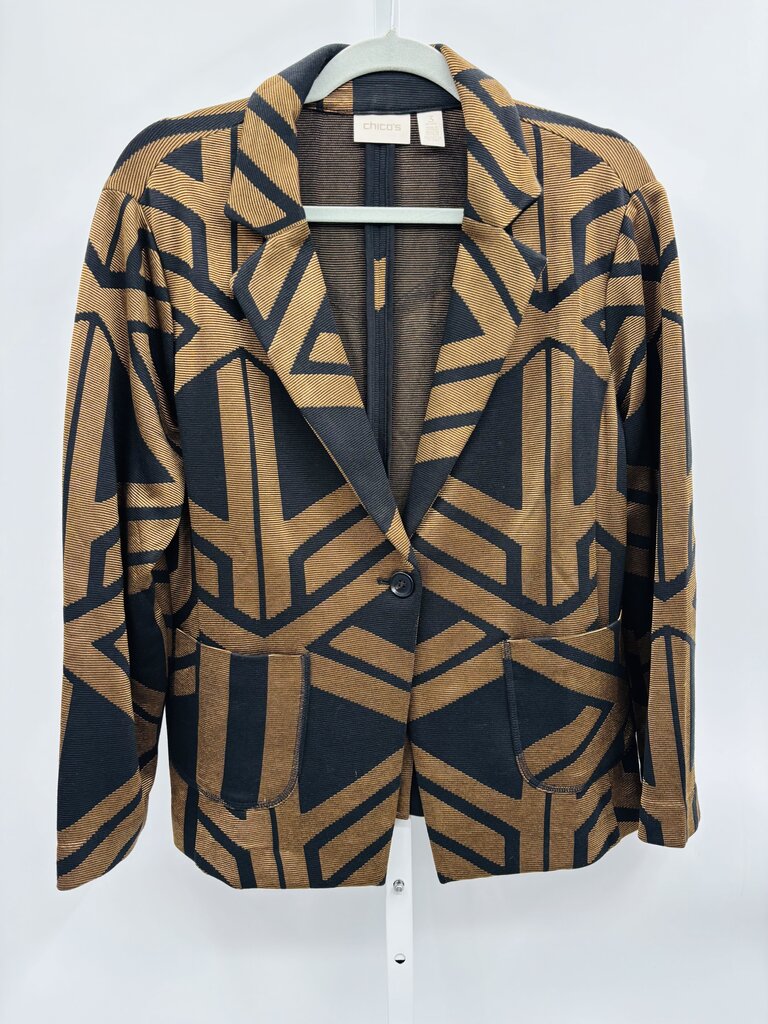 Chico's Jacket Gold XL