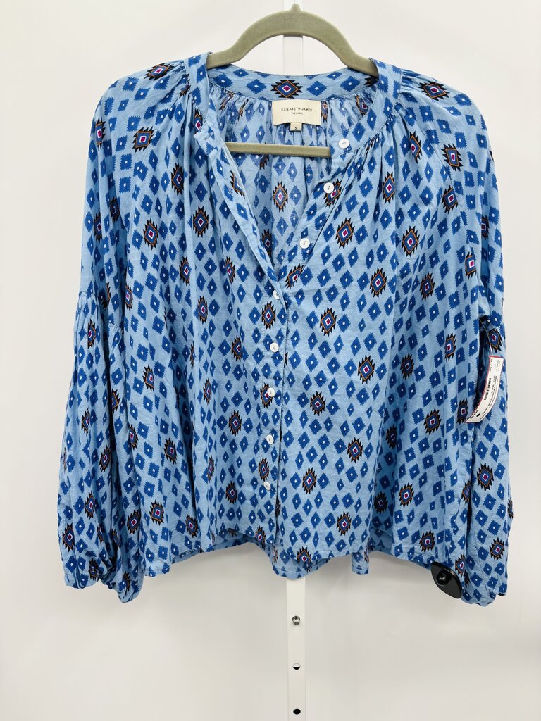 Elizabeth and James Blouse Blue S