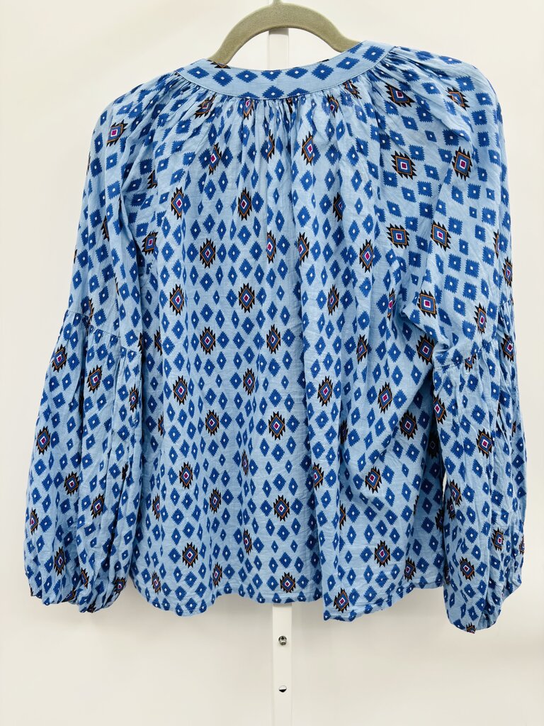 Elizabeth and James Blouse Blue S