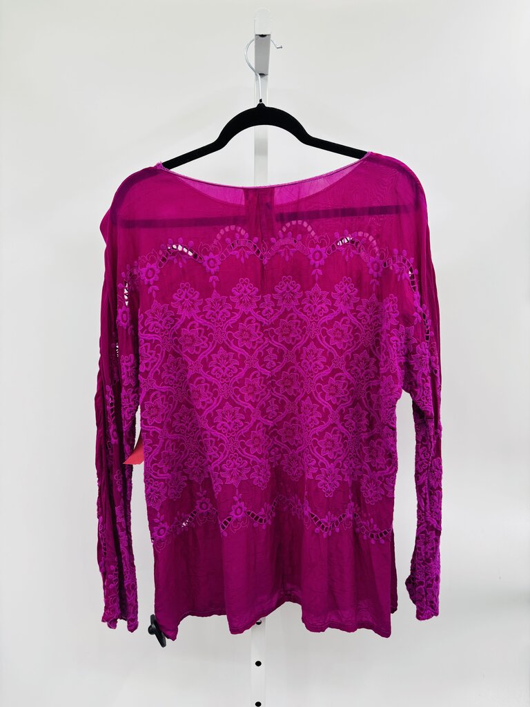 Johnny Was Tunic Purple L