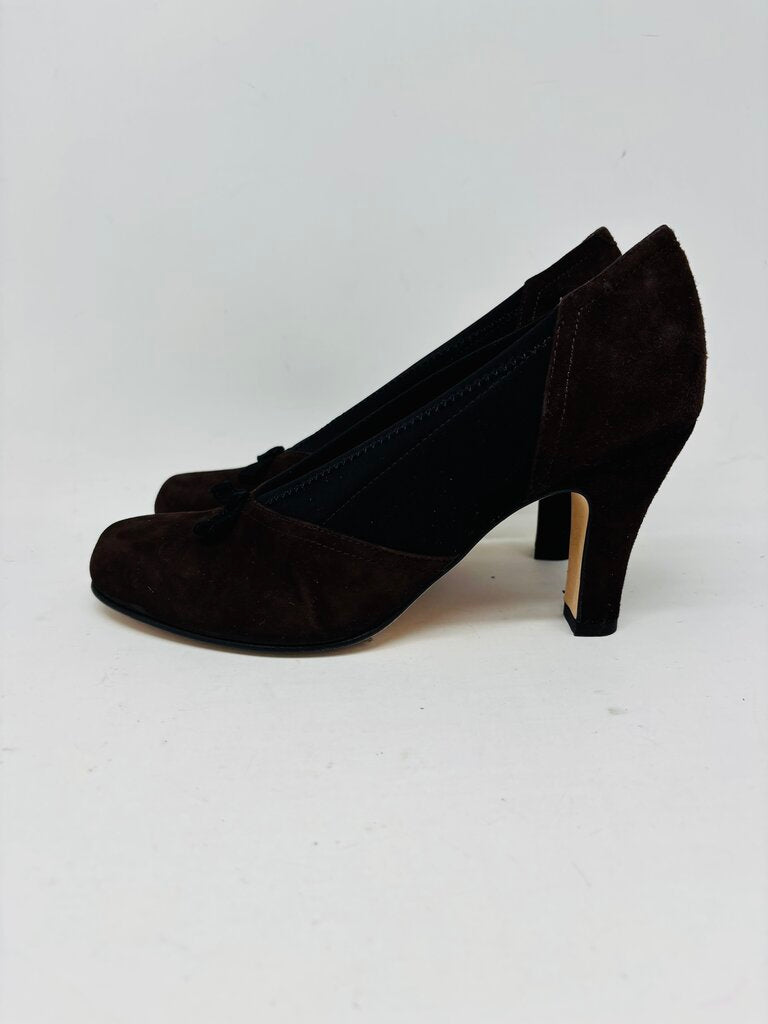 Anyi Lu Heels Brown 7.5