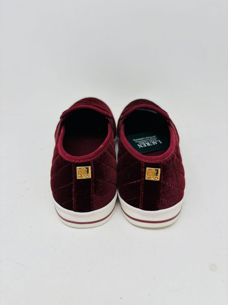 Lauren: RL Sneakers Burgundy 8.5