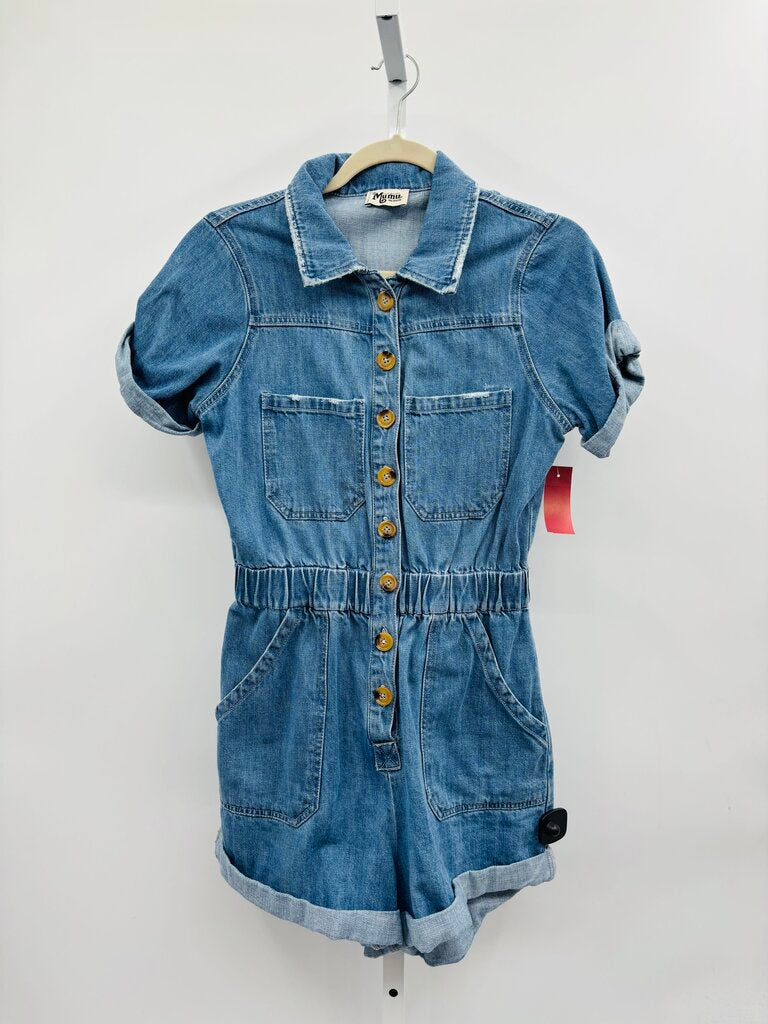 Show Me Your Mumu Romper Denim M