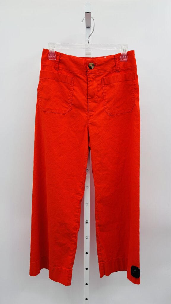 Maeve Pants Wide Leg Red 6