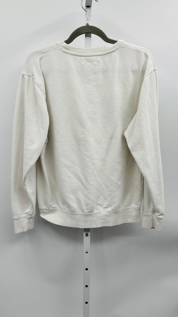 Anthropologie Sweatshirt White S