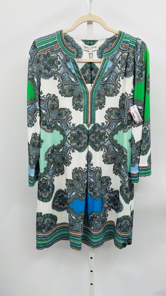 Hale Bob Dress Green L