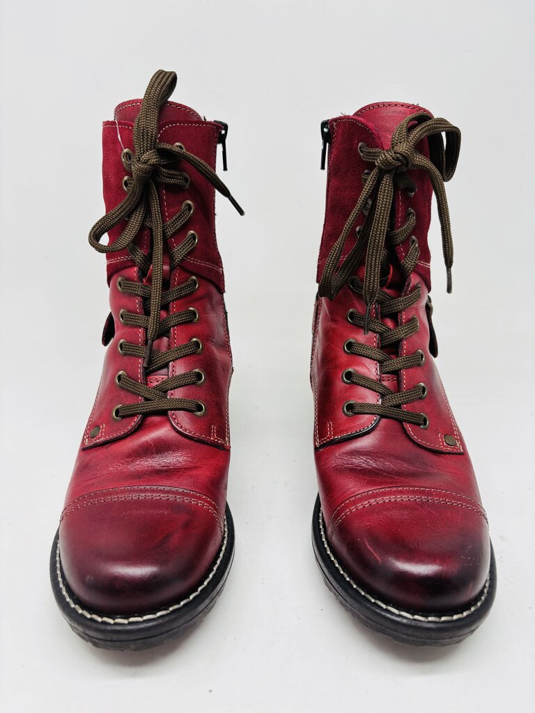 Taos Ankle Boots Burgundy 6.5