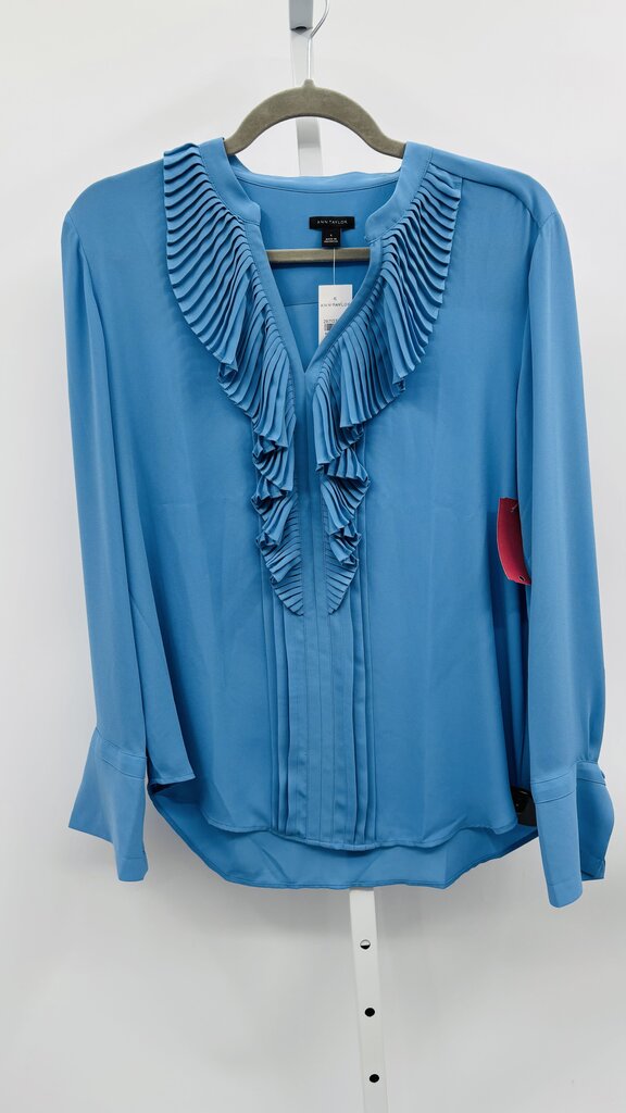 Ann Taylor Blouse Blue S