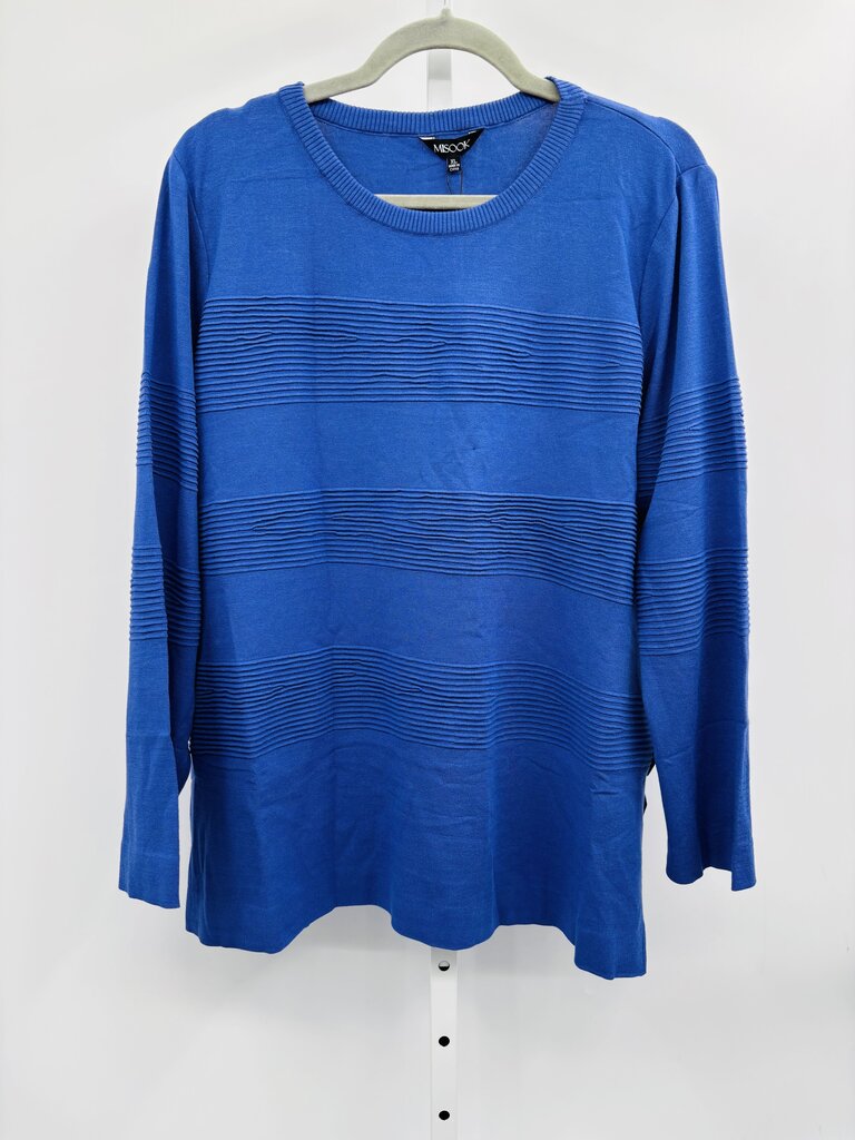 Misook Sweater Blue XL