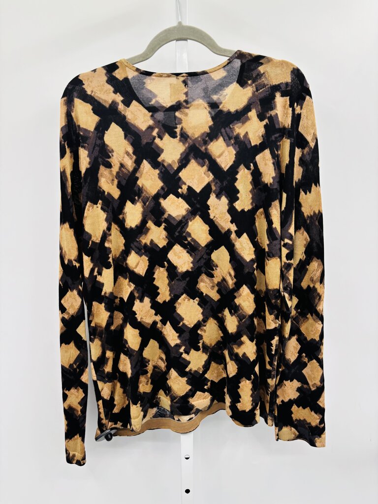 Nic + Zoe Sweater Plus Tan XXL