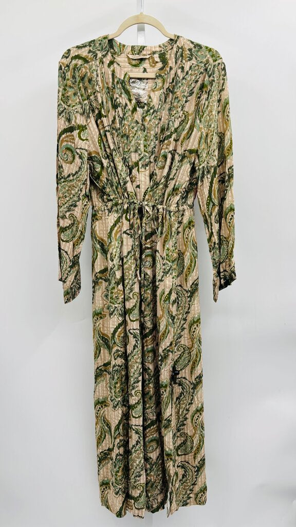 Soft Surroundings Maxi Dress Green L
