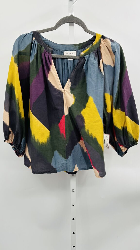Velvet Blouse Multi S