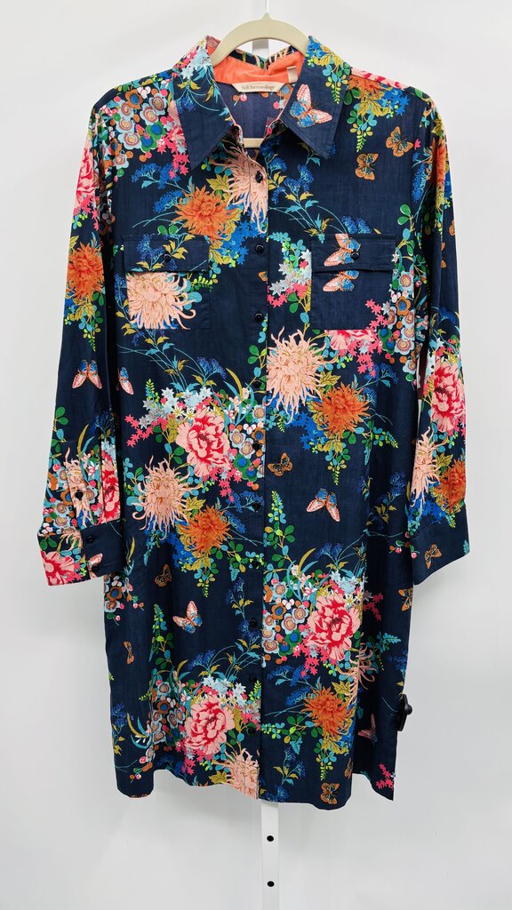 Soft Surroundings Maxi Dress Navy M