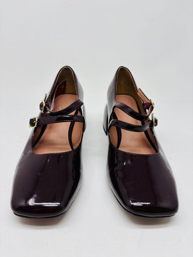Linea Paolo Heels Burgundy 7